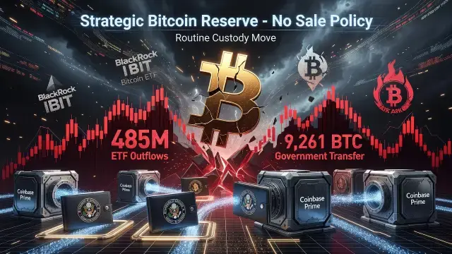 Government Bitcoin Transfer and ETF Outflows Rattle Crypto Markets